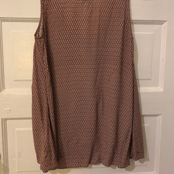 Soft JOIE Red Printed Sleeveless Tank Top Shirt - Picture 3 of 5